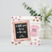 Digital Valentine Social Media Pregnancy Aankondiging (Staand voorkant)