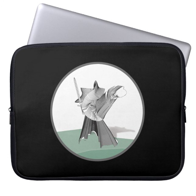 Digital Warrior Laptop Sleeve (Voorkant)