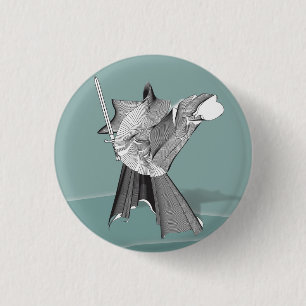 Digital Warrior Ronde Button 3,2 Cm