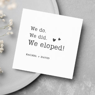 Digital We do We did We elopopa Faire-part