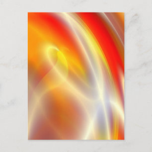 Digitale Abstracte computerverf Briefkaart