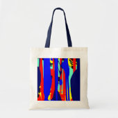 Digitale Abstracte expressionist 01 Tote Bag (Voorkant)