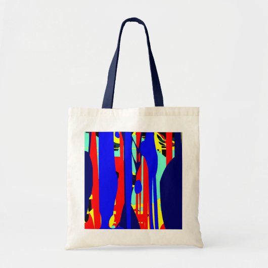 Digitale Abstracte expressionist 01 Tote Bag (Voorkant)
