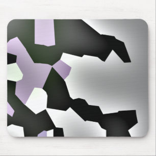 Digitale Abstracte kunst met gefragmenteerde droom Muismat