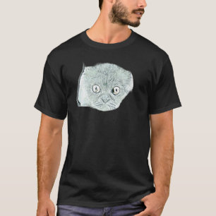 Digitale Abstracte Schilderij Van Een Kat 83 T-shirt