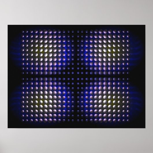 Digitale abstracte supernatuurlijke vormgeving op  poster (Voorkant)