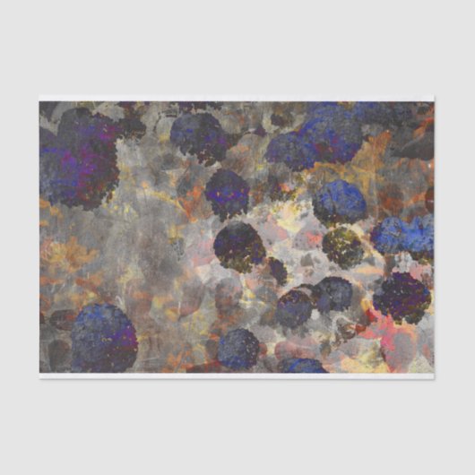 Digitale achtergrondkunst van het bloempatroon tissuepapier (Voorkant)