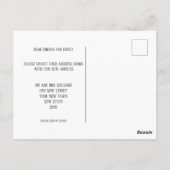 Digitale adreswijziging | Verplaatsingsaankondigin Briefkaart (Achterkant)