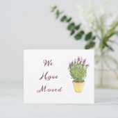 Digitale adreswijziging | Verplaatsingsaankondigin Briefkaart (Staand voorkant)