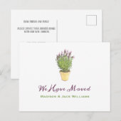 Digitale adreswijziging | Verplaatsingsaankondigin Briefkaart (Voorkant / Achterkant)