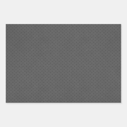 Digitale afdrukken van geperforeerd grijs leder inpakpapier vel (Voorkant 3)