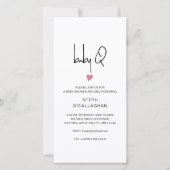 Digitale Baby Meisje BBQ Feestje Cellphone Aankondiging (Voorkant)