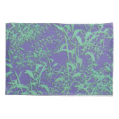 Digitale bamboe bladeren kussensloop (Achterkant-Links)