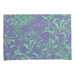 Digitale bamboe bladeren kussensloop