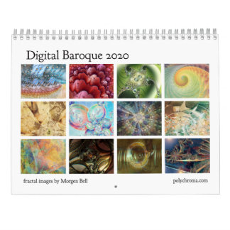 Digitale Barokke 2020 Fractal Calendar Kalender