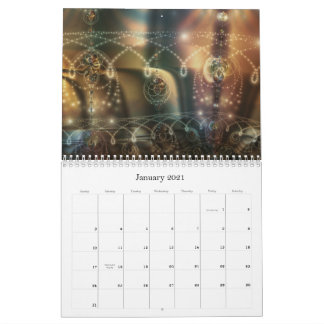 Digitale Barokke 2021 Fractal Calendar Kalender