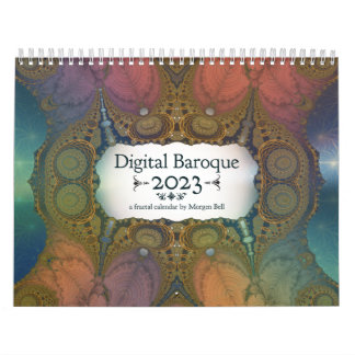 Digitale Barokke 2023 Fractal Calendar Kalender