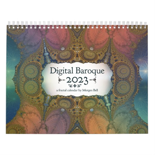 Digitale Barokke 2023 Fractal Calendar Kalender (Hoes)