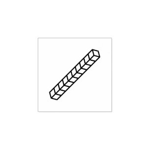 Digitale Base-10-indeling Rubberstempel