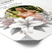 Digitale begrafenisaankondiging Instant Download P Poster (Hoek)