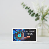 Digitale beveiligingsslot | Gegevenssystemen  Visitekaartje (Staand voorkant)