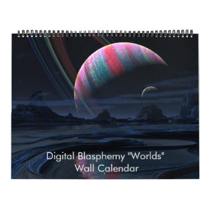 Digitale Blasfemie "Werelden" Muurkalender Kalender