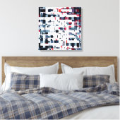 Digitale blokken canvas afdruk (Insitu (Slaapkamer))