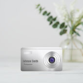 Digitale camera-look voor koel - Afbeelding spreke Visitekaartje (Staand voorkant)