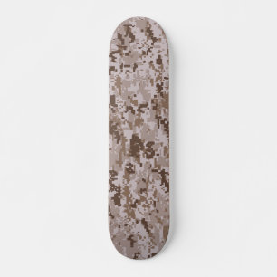 Digitale Camo – Grijs LG camo patroon Skateboard