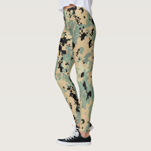 Digitale Camo – Groot camo patroon Leggings