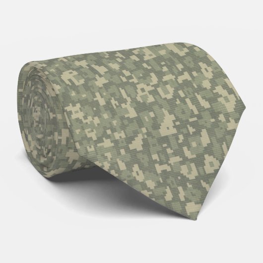 Digitale Camo Hunter Militaire Camouflage Tactisch Stropdas (Opgerold)