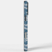 Digitale Camo Navy Blue Case-Mate iPhone Case (Achterkant / Rechts)