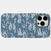 Digitale Camo Navy Blue Case-Mate iPhone Case (Achterkant (horizontaal))