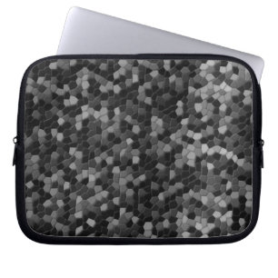 Digitale camo voor geborsteld metaal laptop sleeve