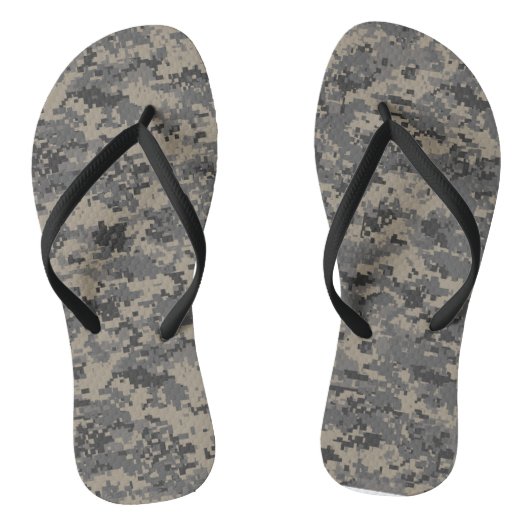 Digitale camouflage militaire leger pixel camo pri teenslippers (Voetbed)