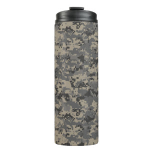 Digitale camouflage militaire leger pixel camo pri thermosbeker
