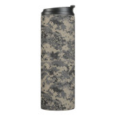 Digitale camouflage militaire leger pixel camo pri thermosbeker (Gedraaid links)