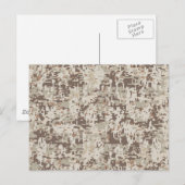 Digitale camouflage voor woestijn Beige Style Briefkaart (Voorkant / Achterkant)