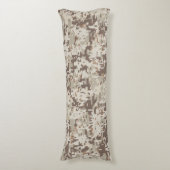 Digitale camouflage voor woestijn Beige Style Lichaamskussen (Voorkant Verticaal)