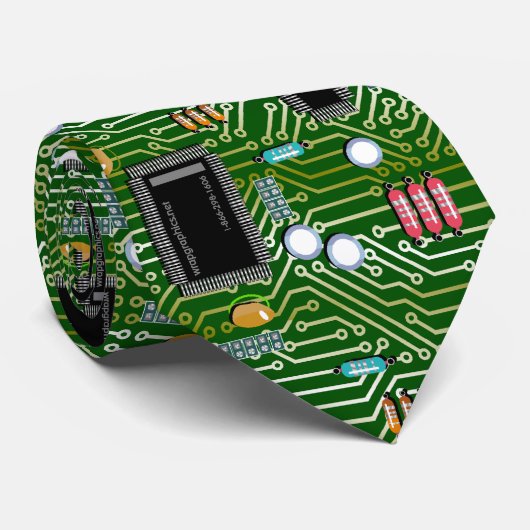 Digitale cichorei stropdas (Opgerold)