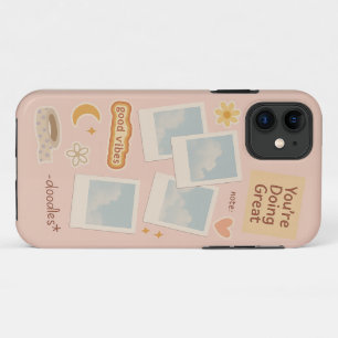 Digitale Collage Esthetische Telefoonhoes iPhone 11 Hoesje