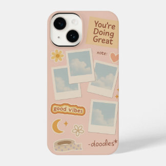 Digitale Collage Esthetische Telefoonhoes iPhone 14 Hoesje