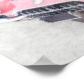 Digitale corvette verf poster (Hoek)