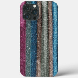 Digitale creatie van kleurrijke glitter iPhone 13 pro max hoesje