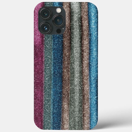 Digitale creatie van kleurrijke glitter Case-Mate iPhone case (Achterkant)