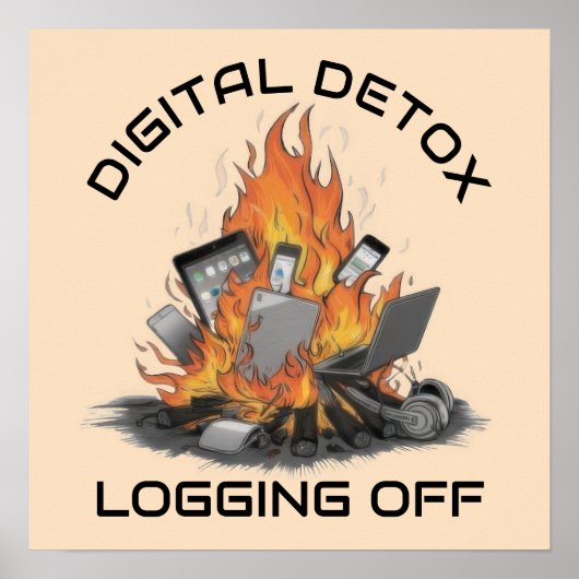 Digitale Detox Poster (Voorkant)