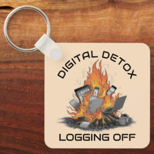 Digitale Detox Sleutelhanger