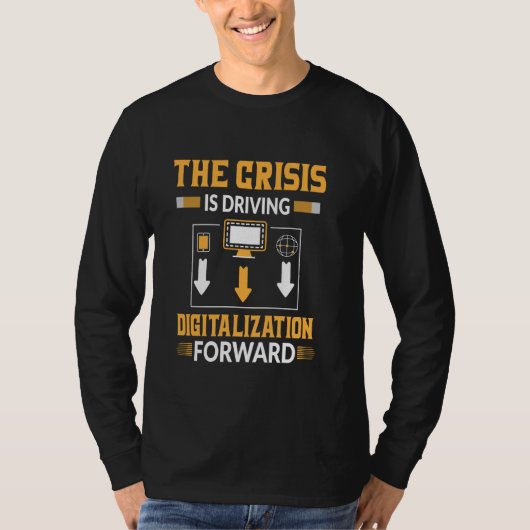Digitale digitaliseringstransformatie t-shirt (Voorkant)