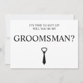 Digitale Download Groomsman Kaart, Groomsmen & Bes Kaart (Voorkant)