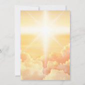 DIGITALE DOWNLOAD Hemelse Cloud Kerk Kaart (Achterkant)